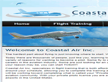 Tablet Screenshot of flycoastalair.com